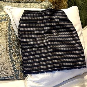 Club Monaco | Navy striped mini skirt